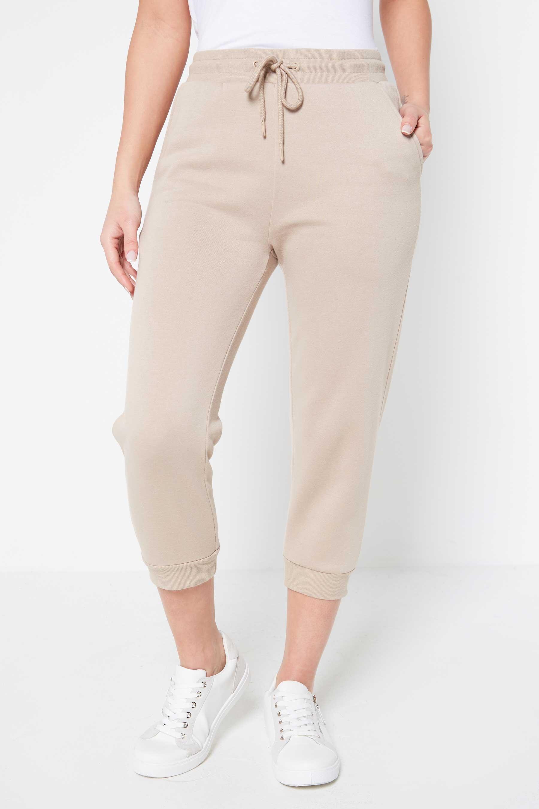 cropped joggers womens plus size