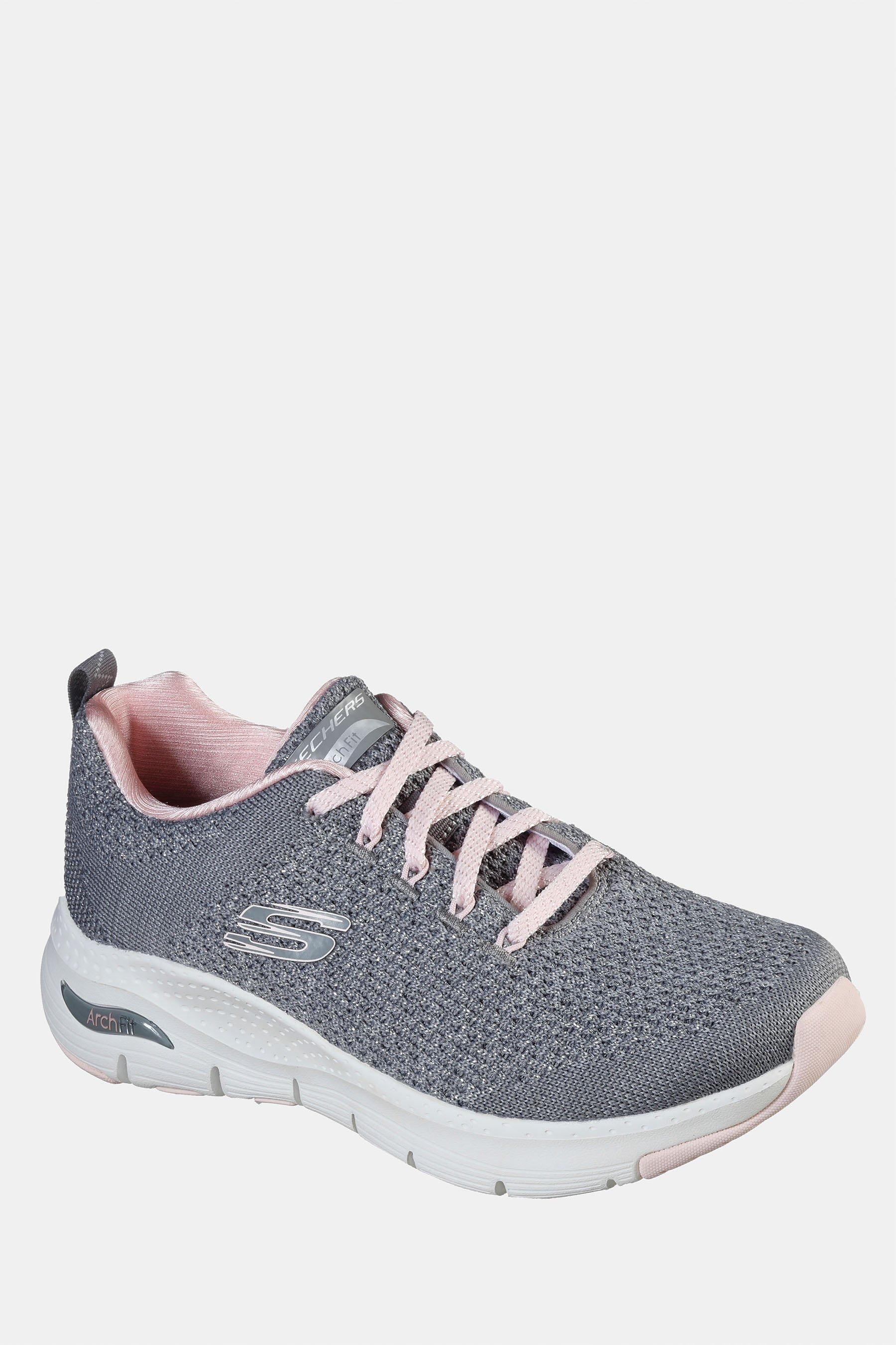 grey skechers