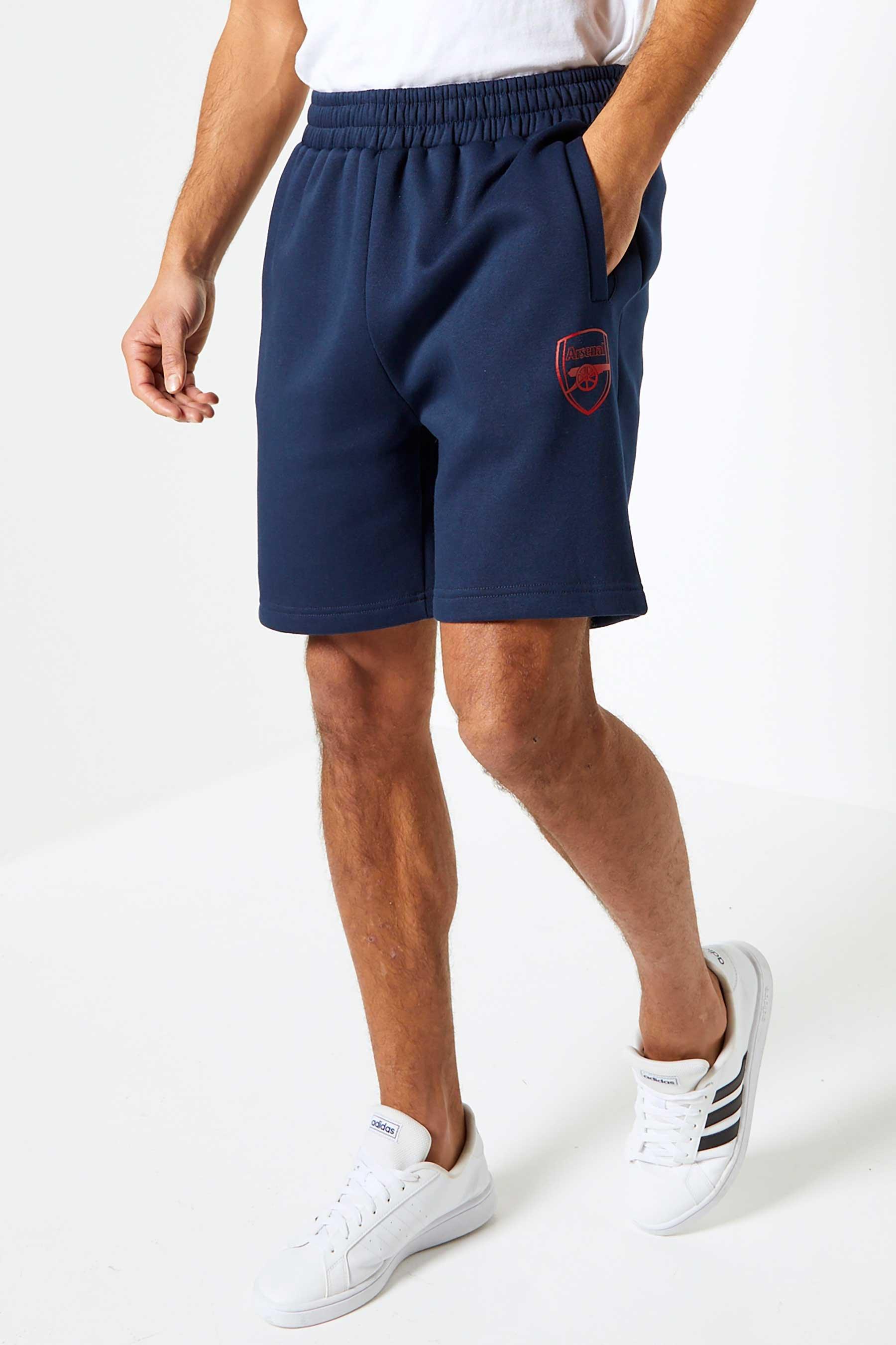 Arsenal FC Navy Fleece Shorts | Studio