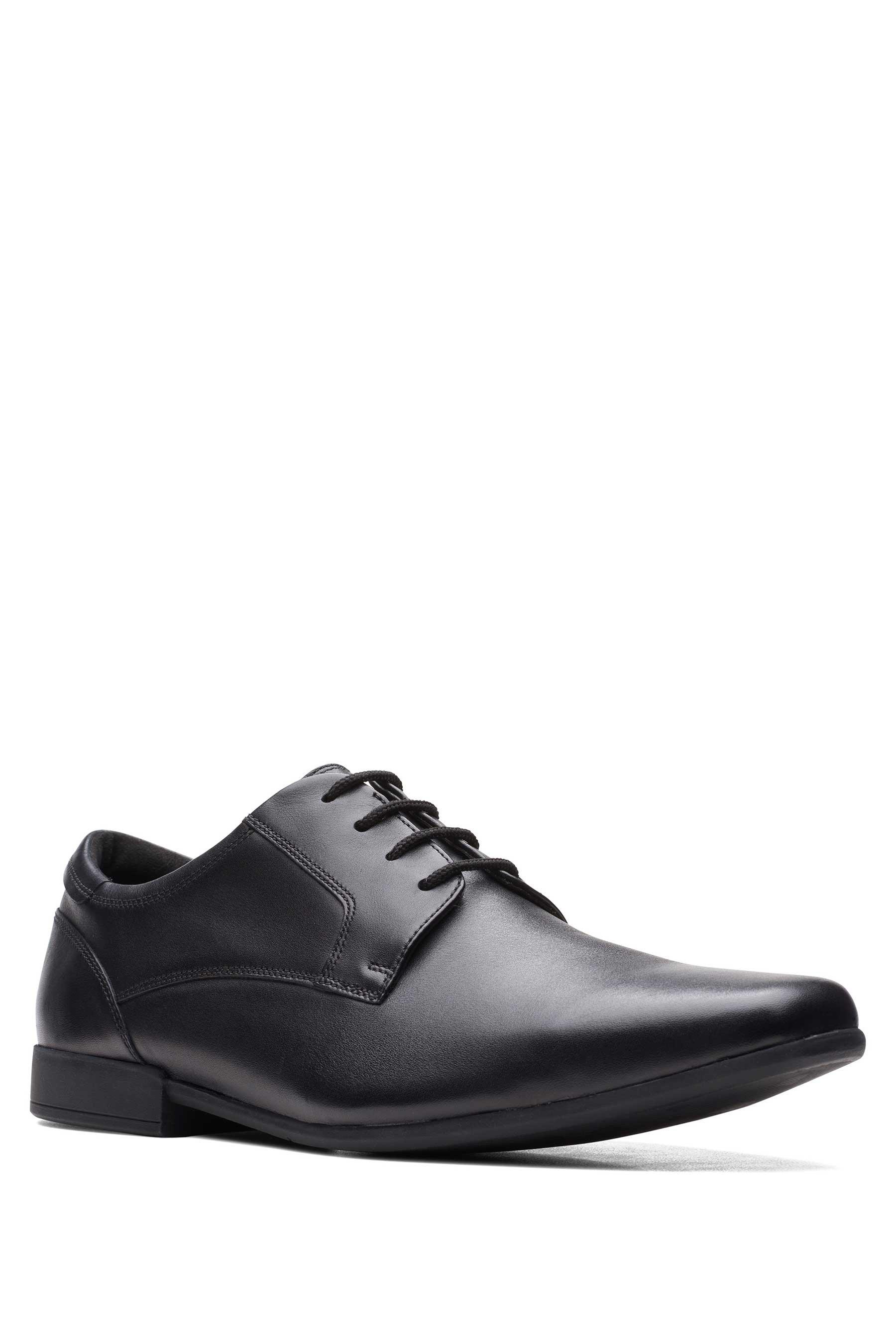 clarks sidton lace formal black shoes - mens - size: 7