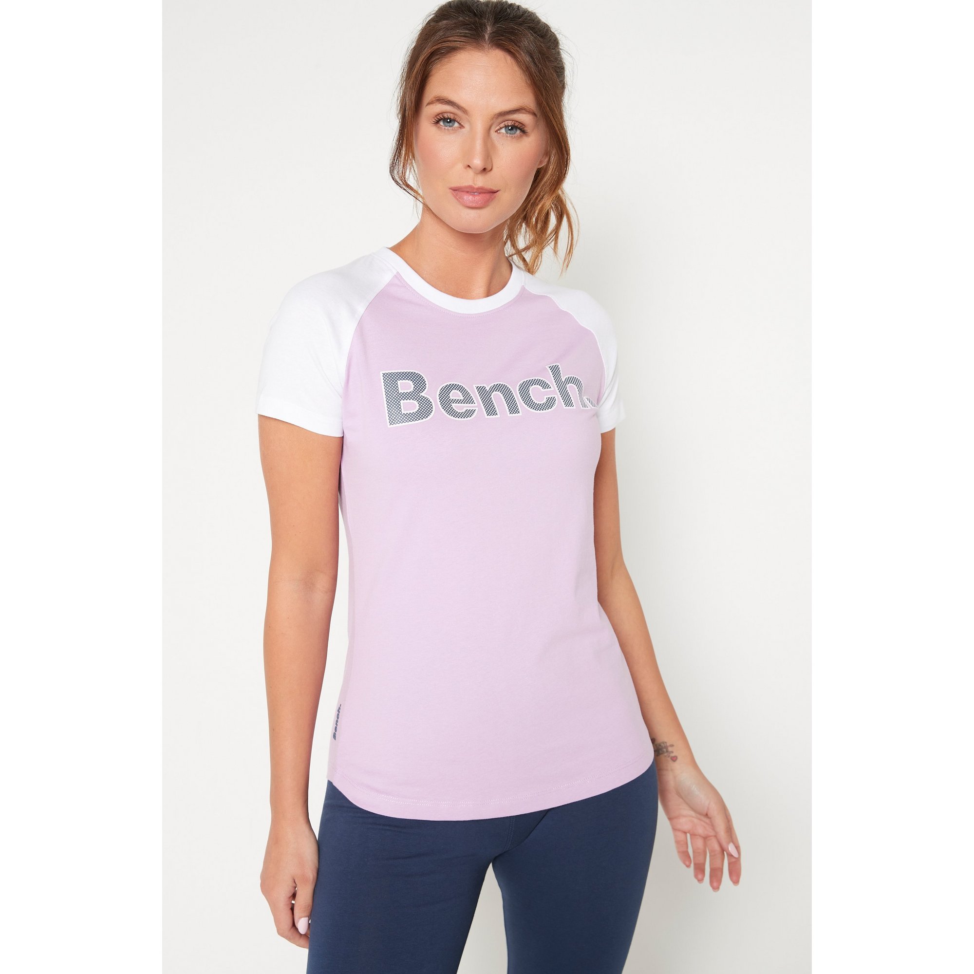 Bench Raglan Lavender T-Shirt with Rubber Print