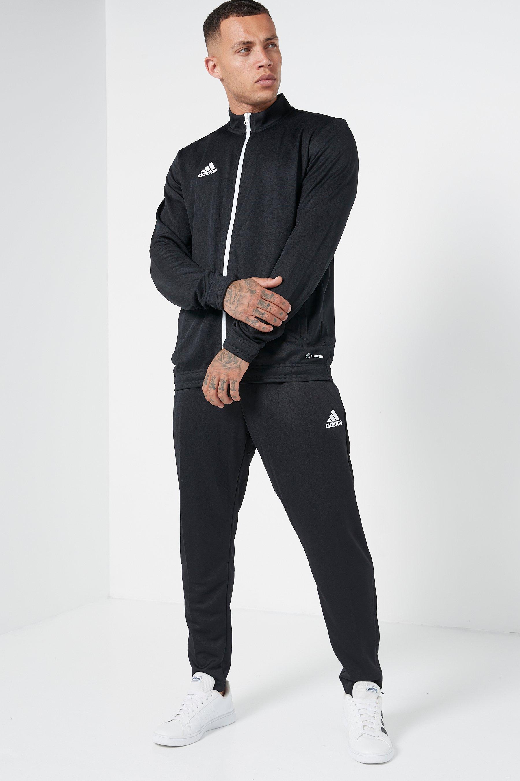 adidas Entrada 22 Black Core Poly Tracksuit | Studio