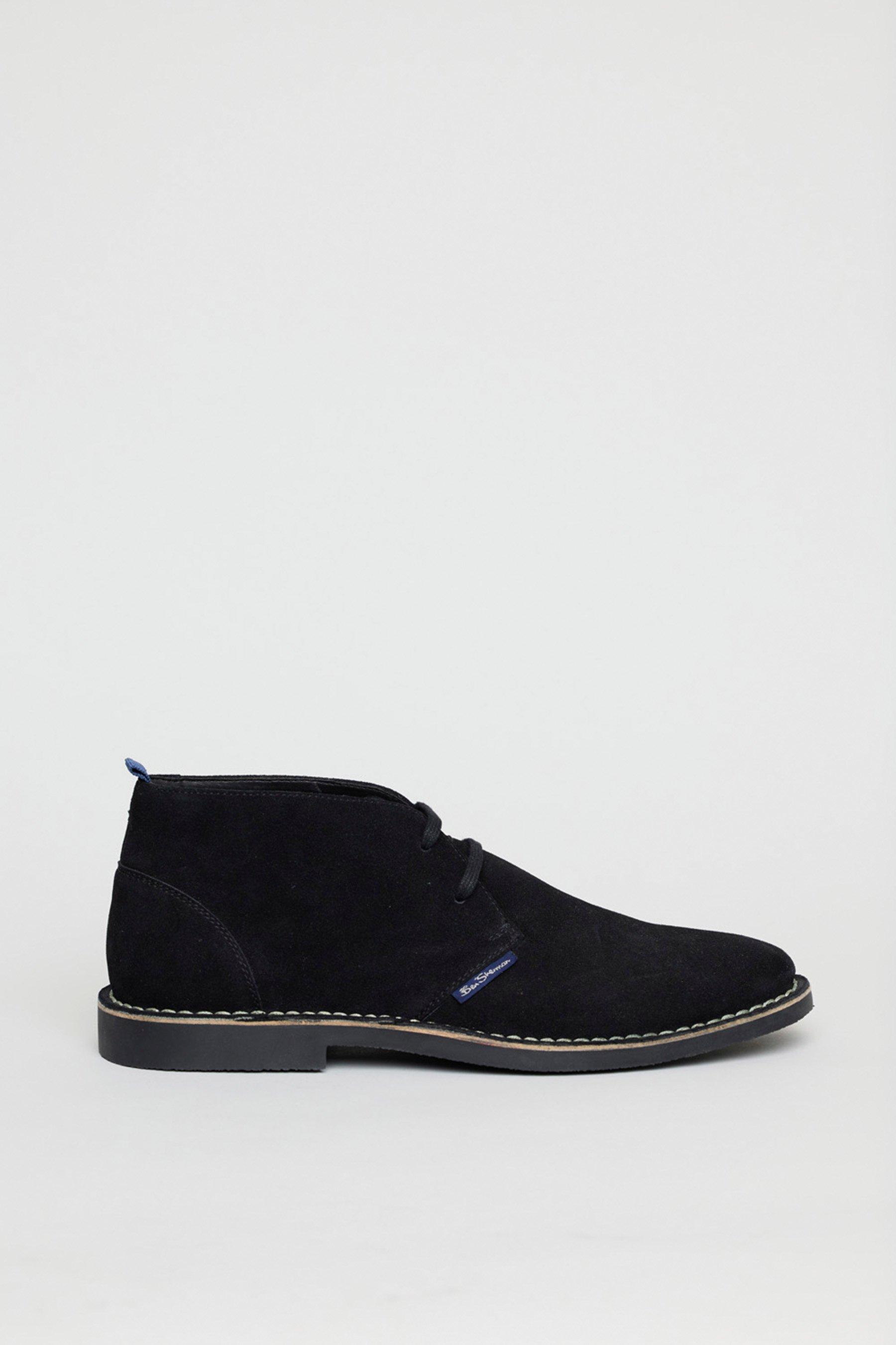 ben sherman hemmings black chukka boots - mens - size: 6