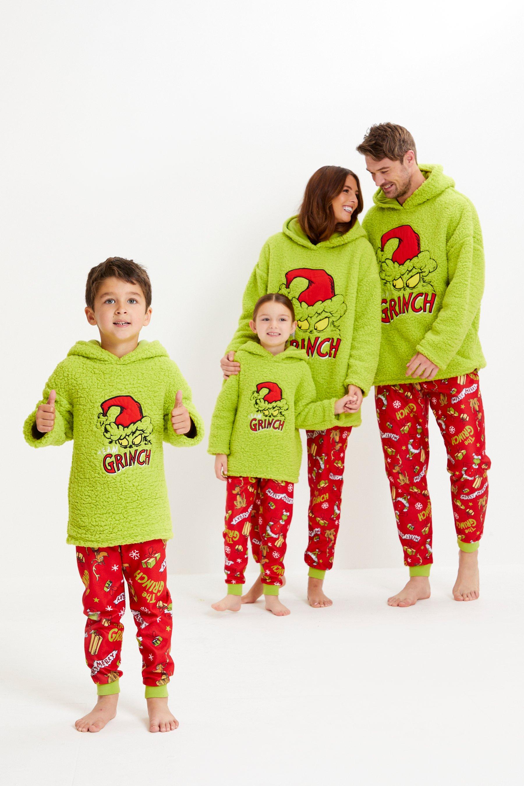 Grinch, Family The Grinch Snuggle Hoodie Pyjama Set, Green
