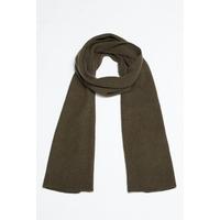 Image of Khaki Ribbed Scarf