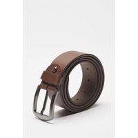 Image of Firelog Leather Flat Buckle Belt
