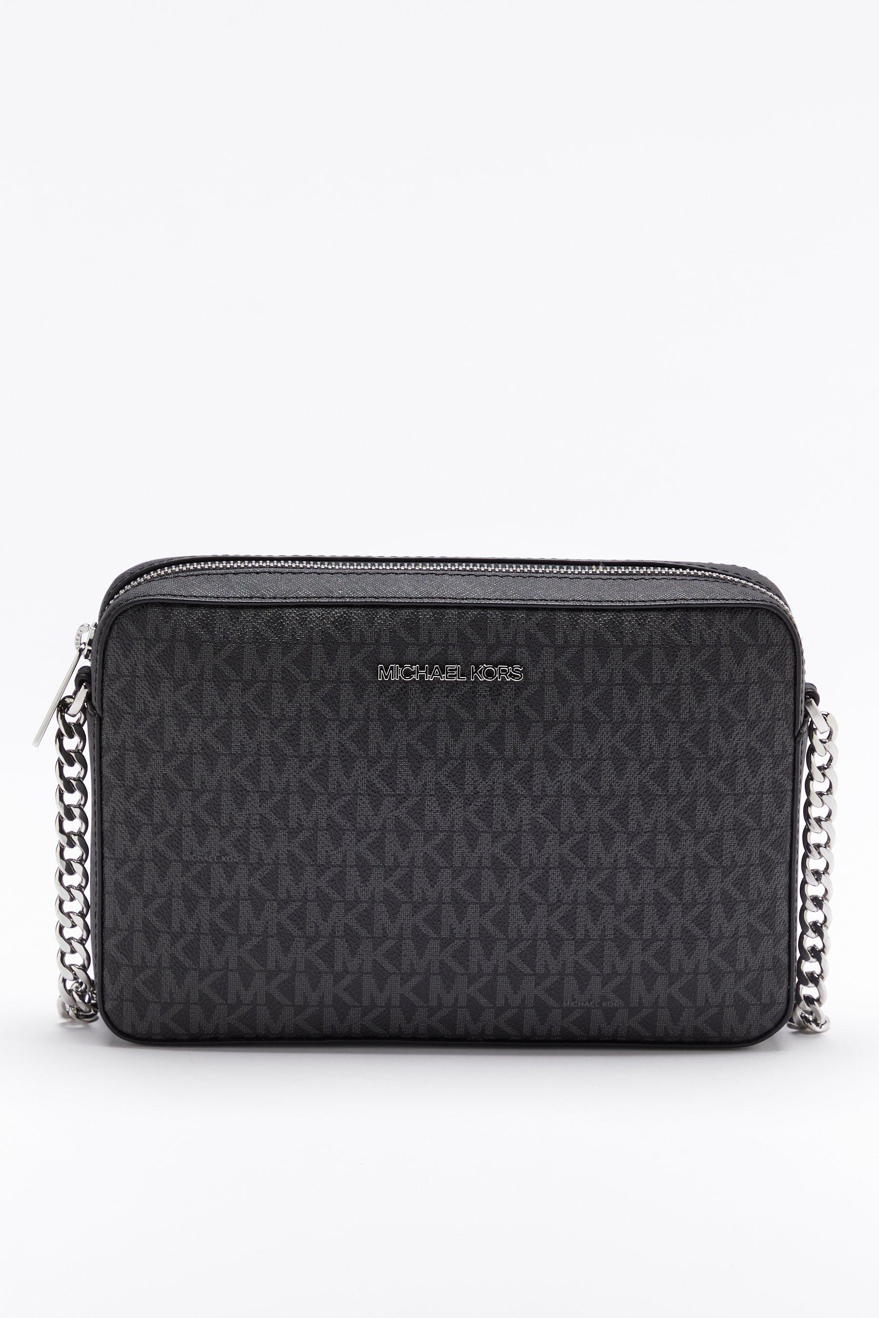 Michael Kors Black Leather Crossbody Handbag | Studio