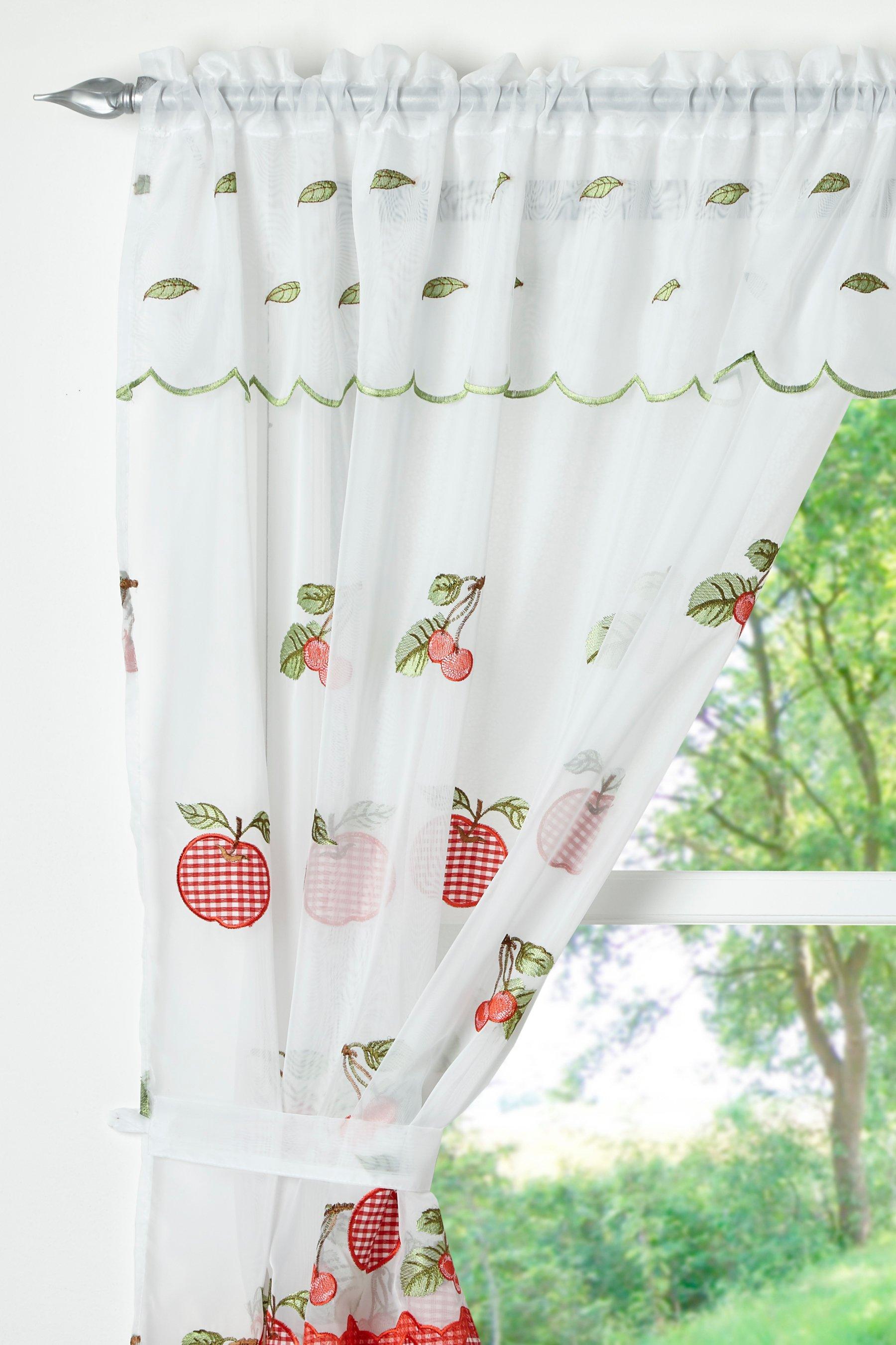 Apple Gingham Net Curtain Set Studio
