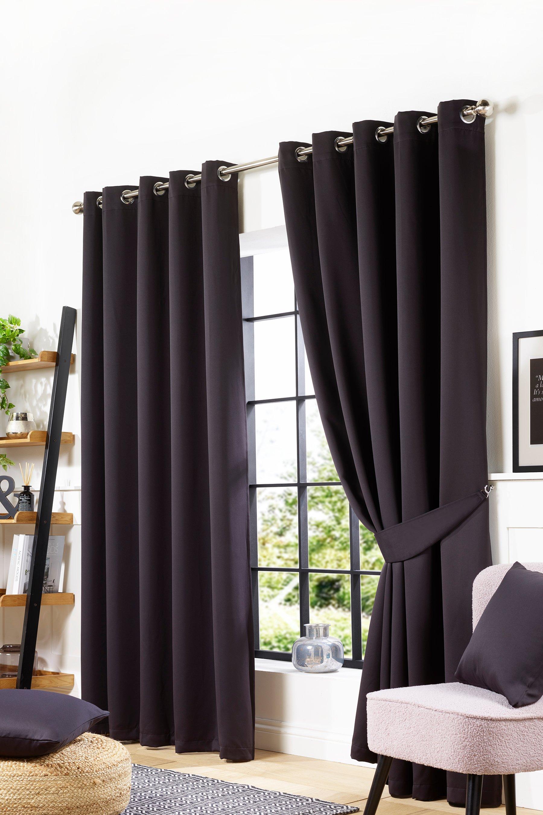 Studio Woven Blackout Eyelet Curtains | Studio