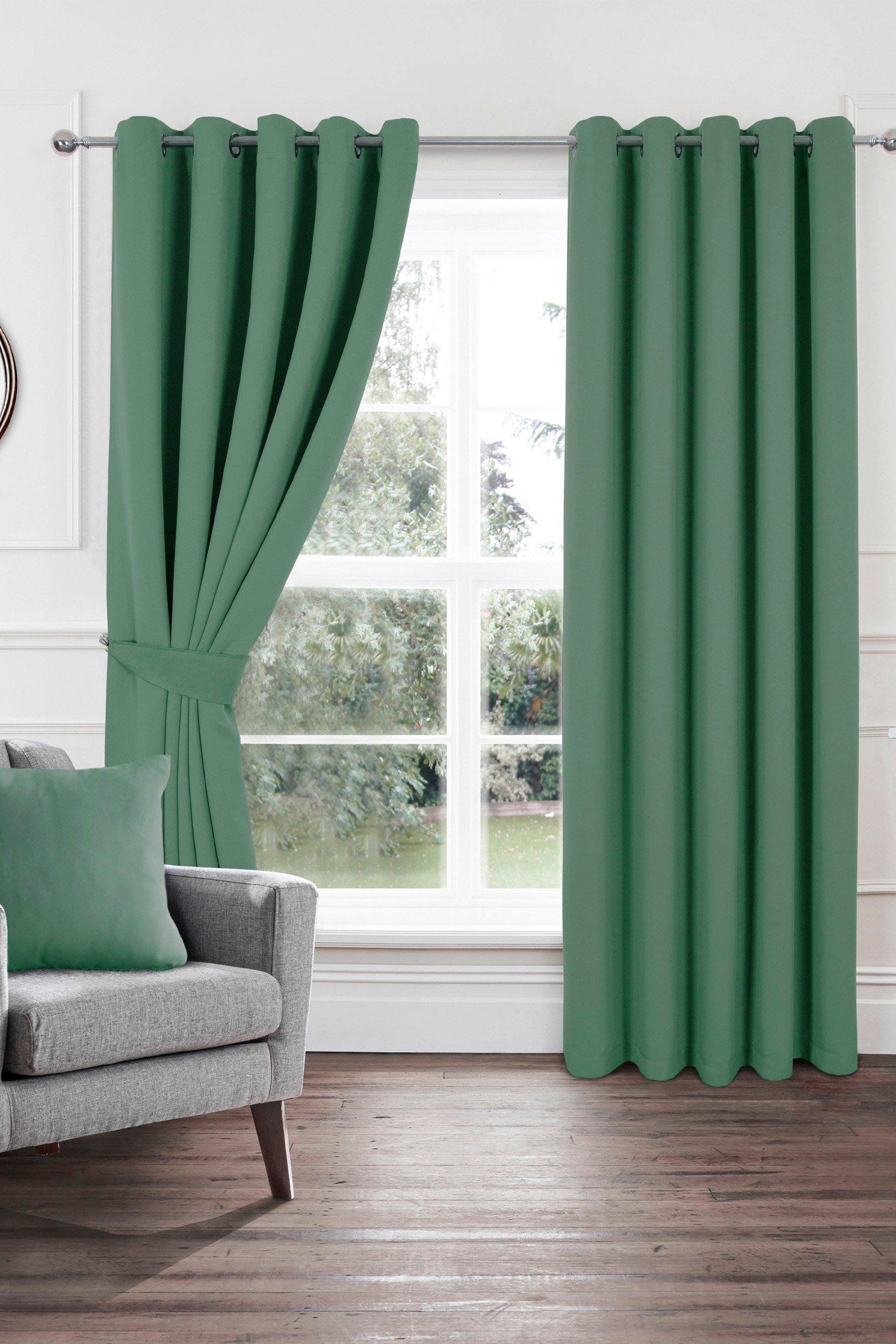 Studio Woven Blackout Eyelet Curtains | Studio