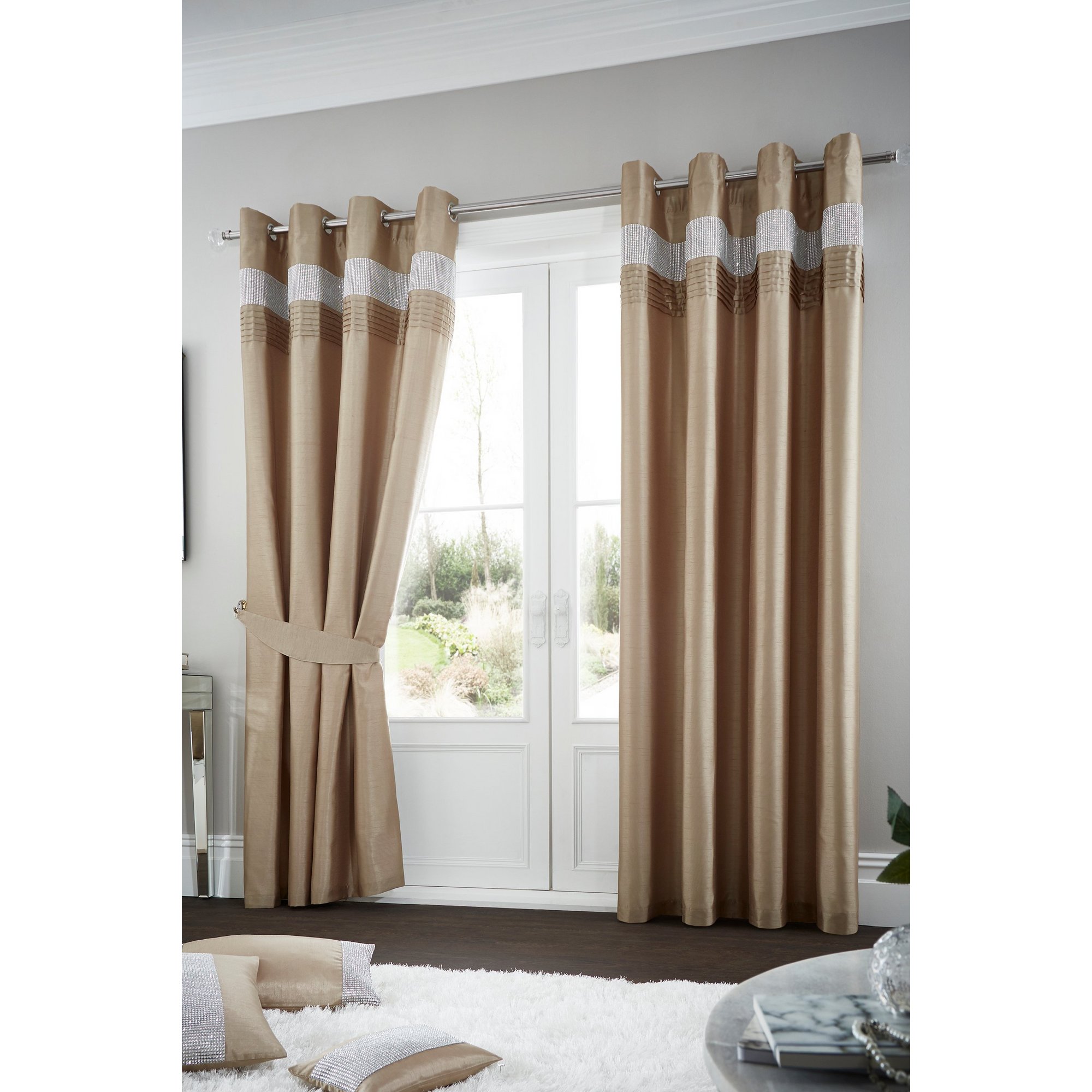 Image of Oxy Lined Eyelet Curtains