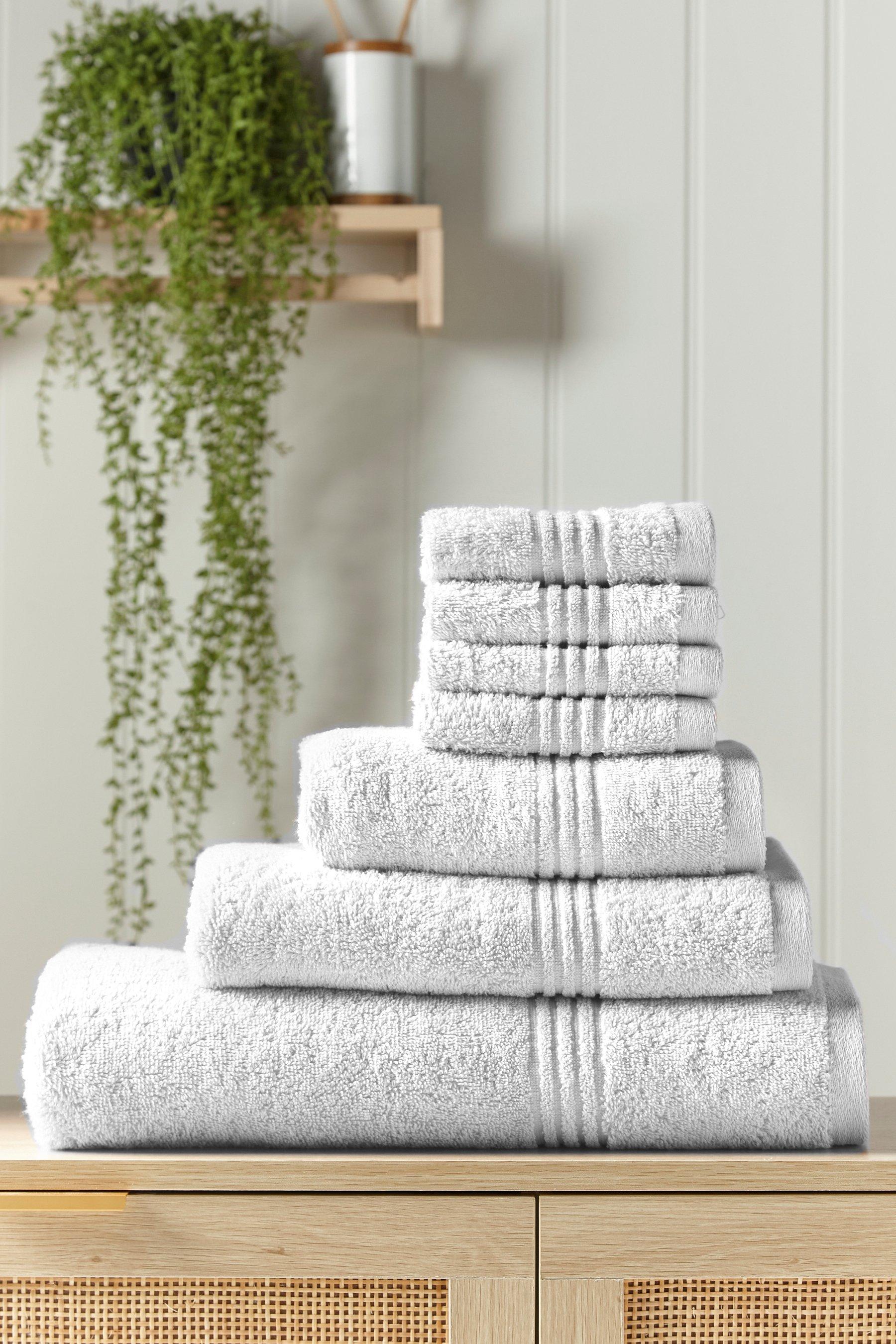 egyptian cotton soft towels - size: bath towel - white