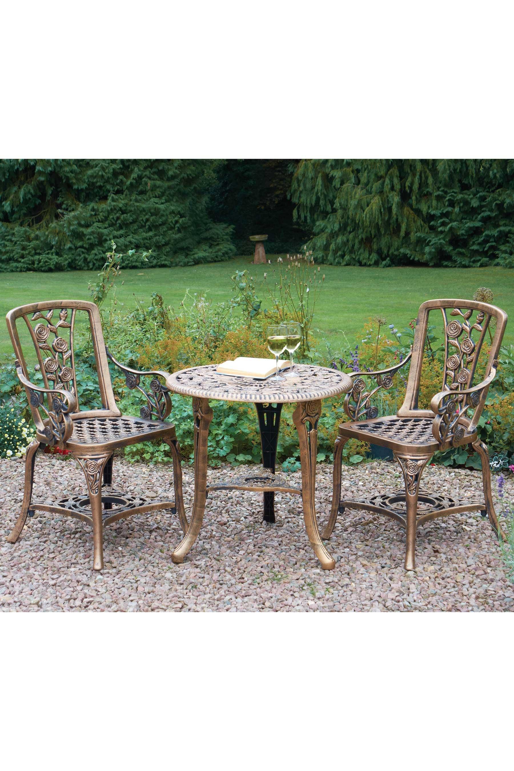 greenhurst rose armchair bistro set