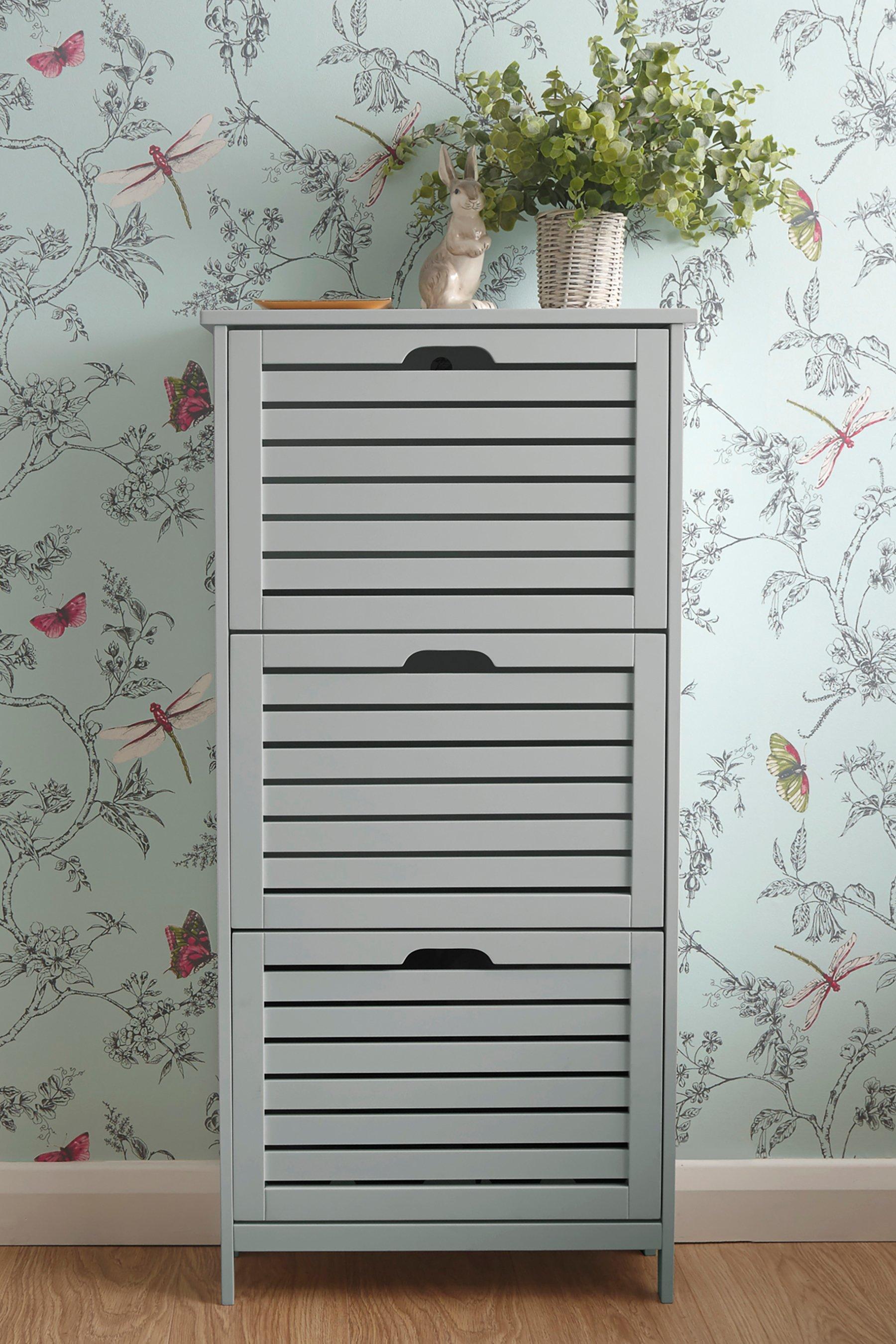 Bergen 3 outlet tier shoe cabinet