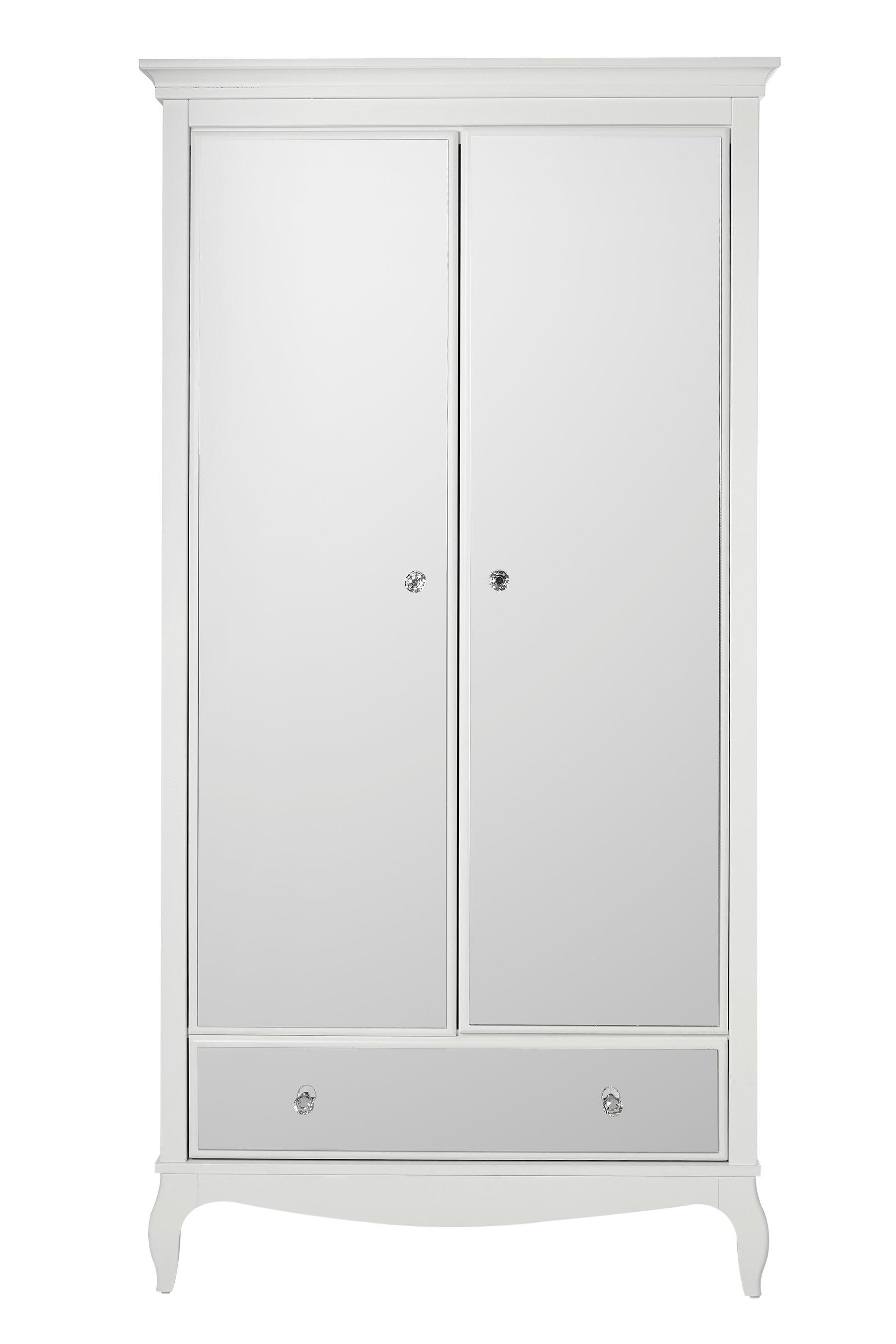 Amelie Mirrored Wardrobe With Drawer Studio