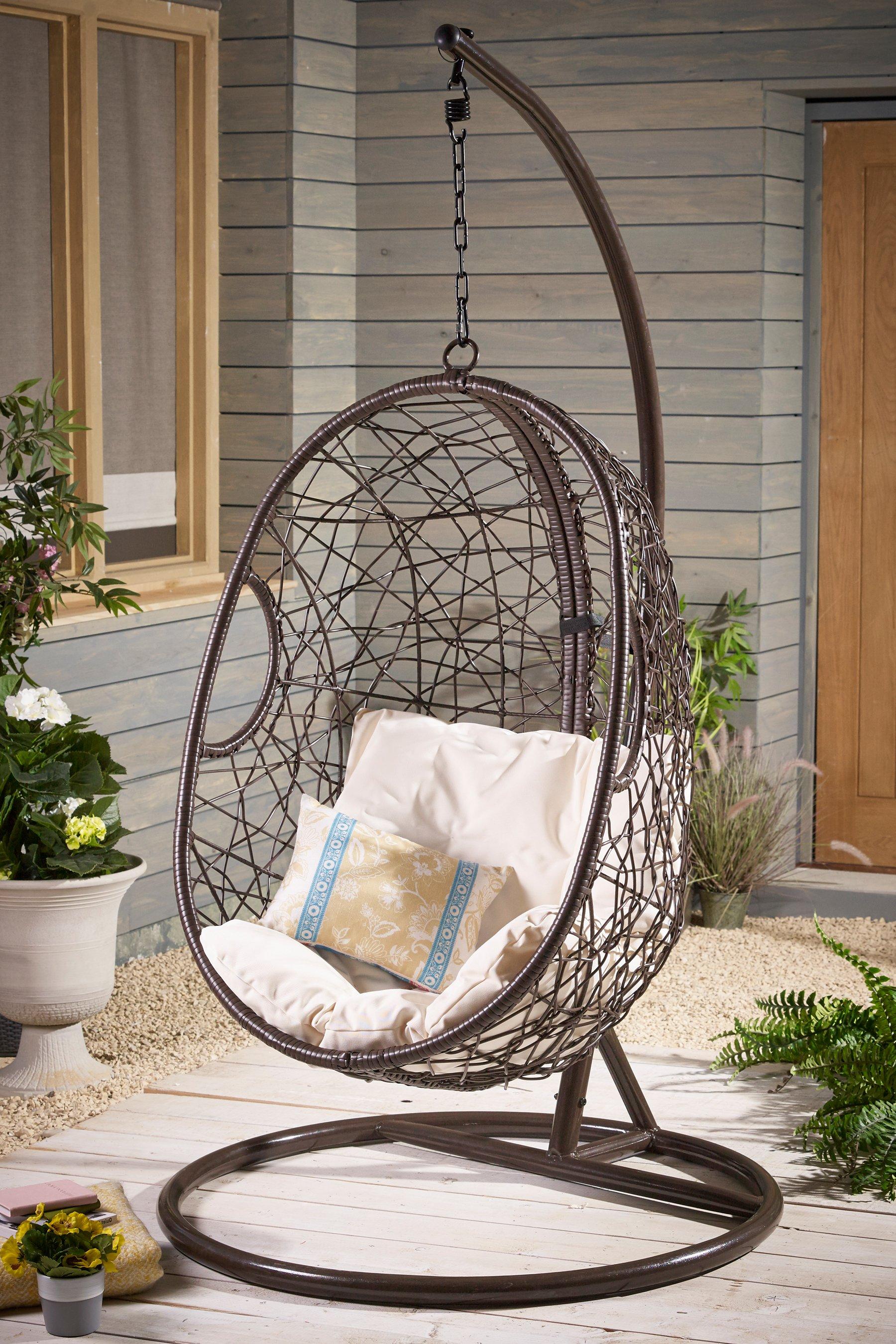 Rattan-Effect Egg Chair | Studio