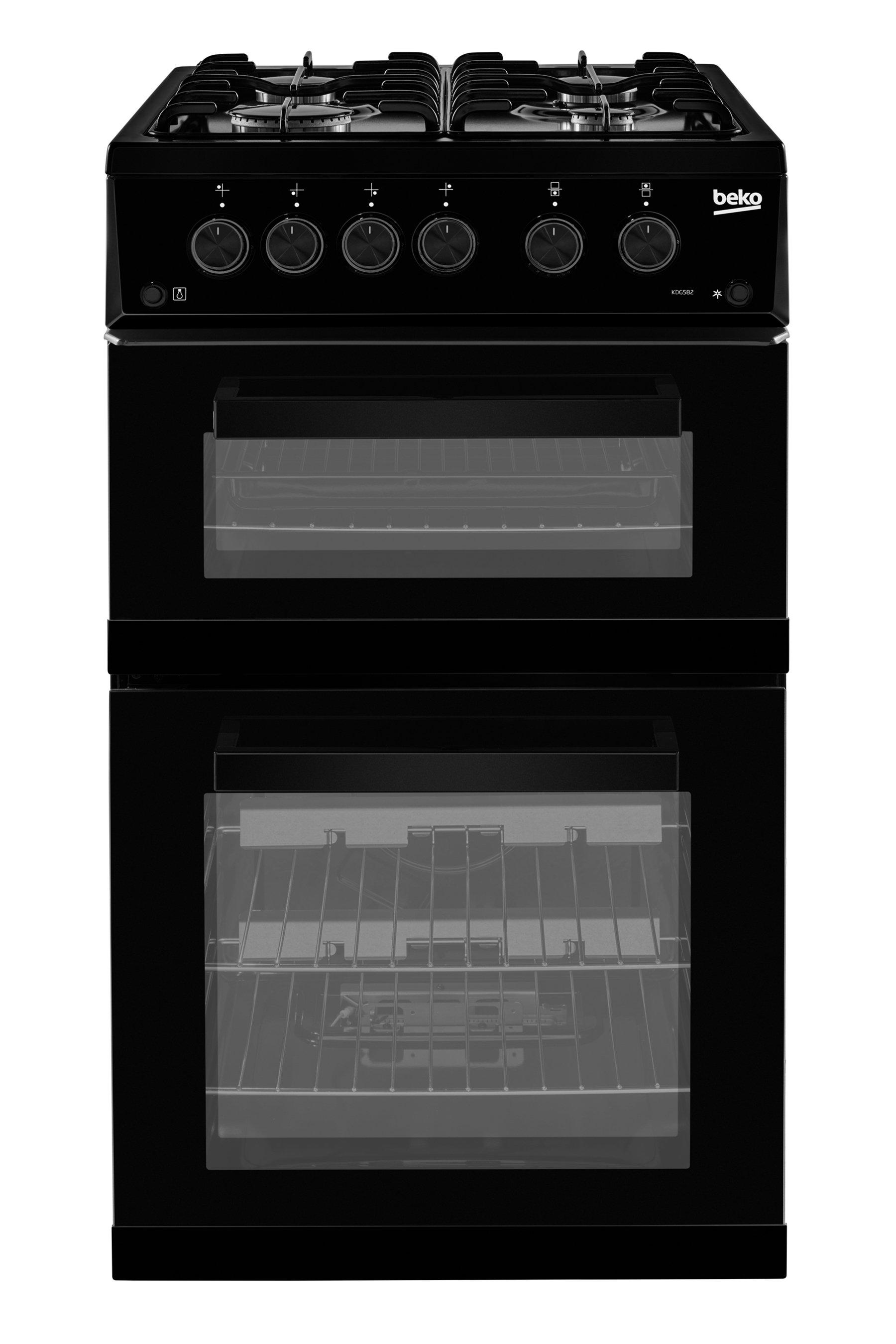 swan sx15871w 50cm twin gas cooker white