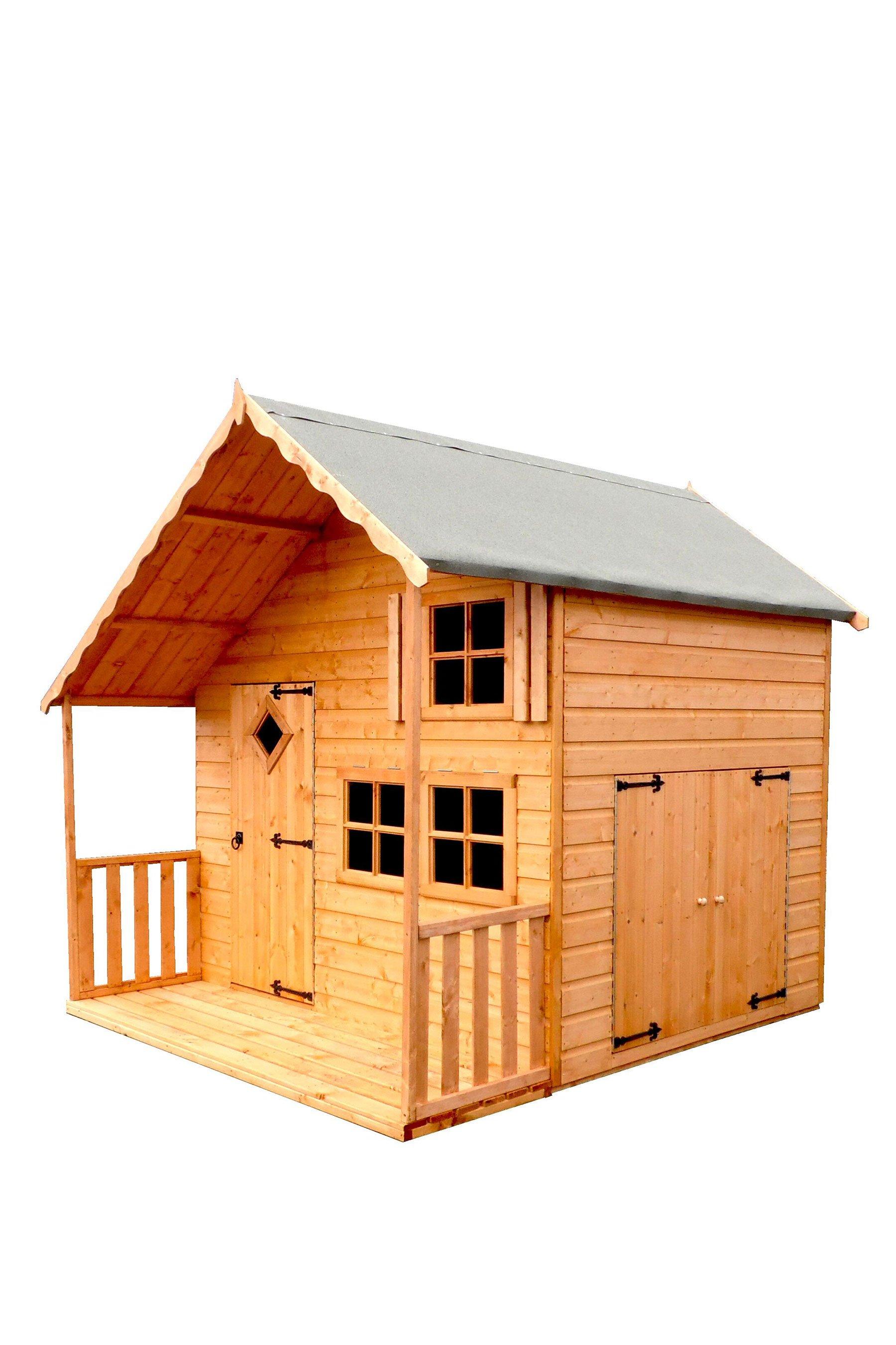 crib playhouse with assembly - natural
