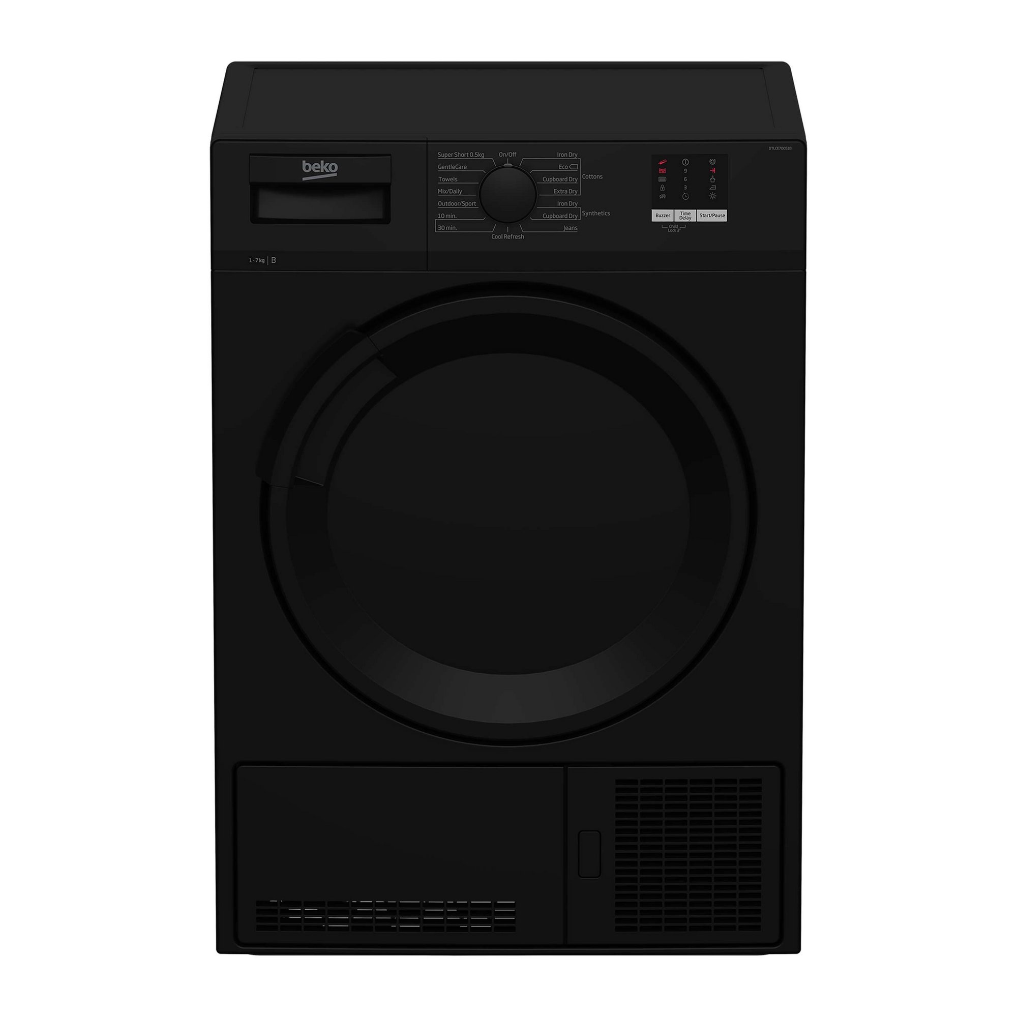 Beko Beko 7kg Condenser Tumble Dryer | Black