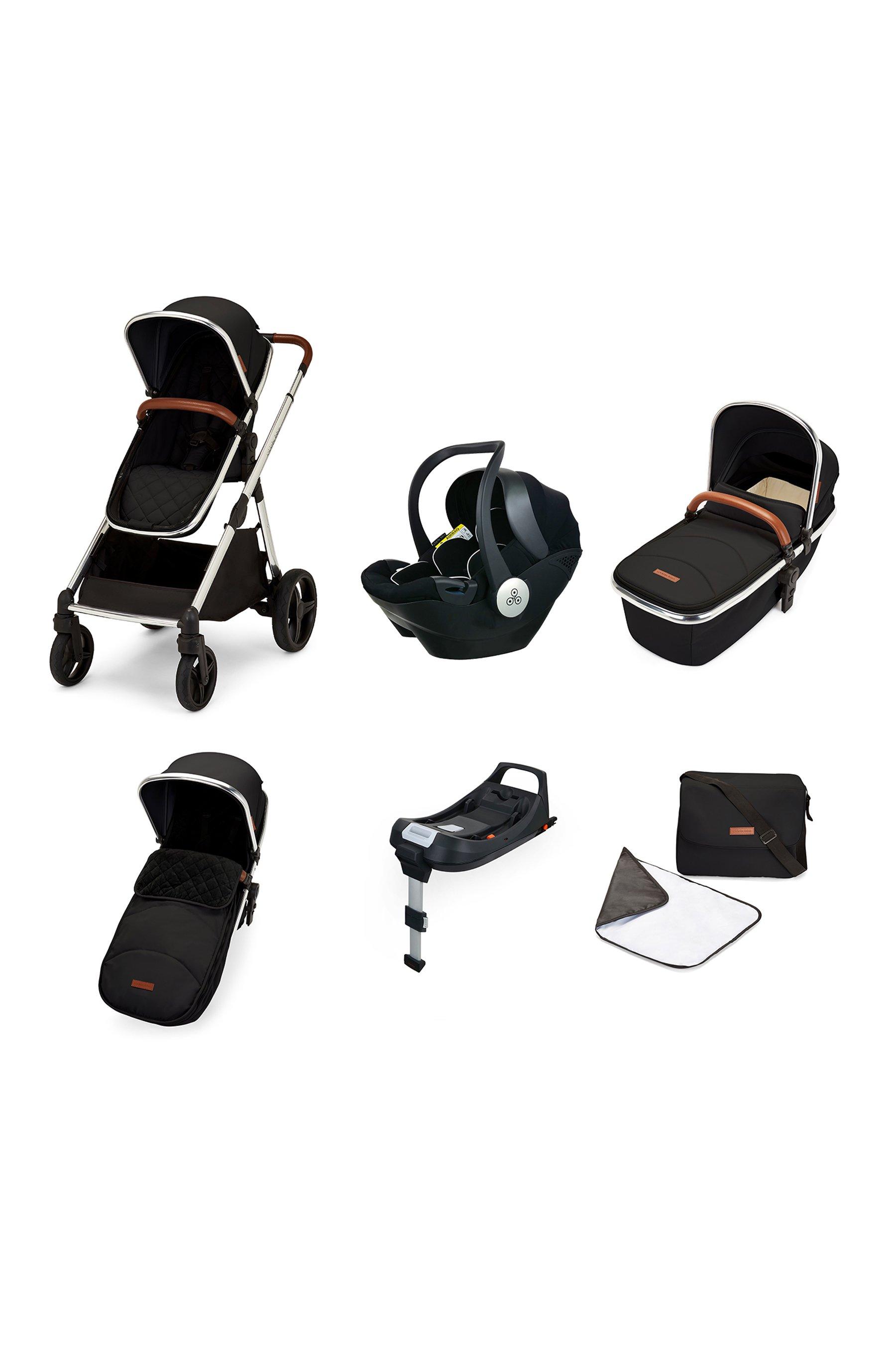 Ickle Bubba Eclipse I-Size Jet Black Travel System with Mercury C… – Natural