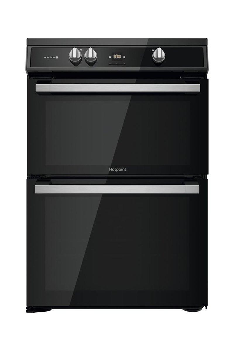hotpoint hue61k s electric ceramic cooker black bl Hotpoint hue61k s