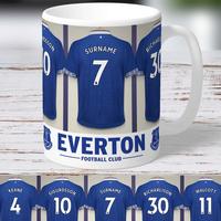 Image of Personalised Everton FC Dressing Room Mug