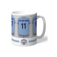 Image of Personalised Manchester City FC Dressing Room Mug