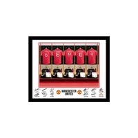 Image of Personalised Manchester United FC Dressing Room Print