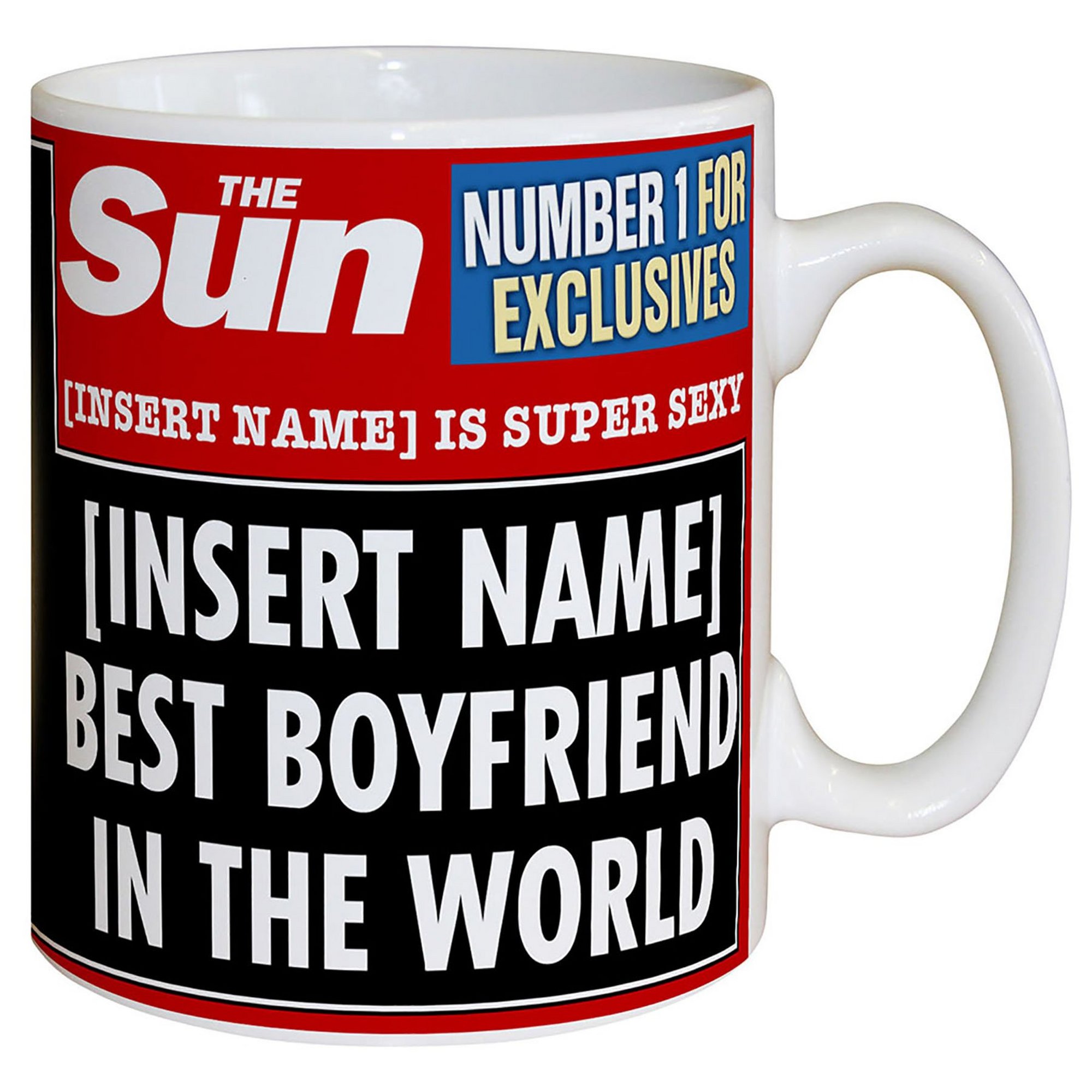 Personalised The Sun Best Boyfriend Mug