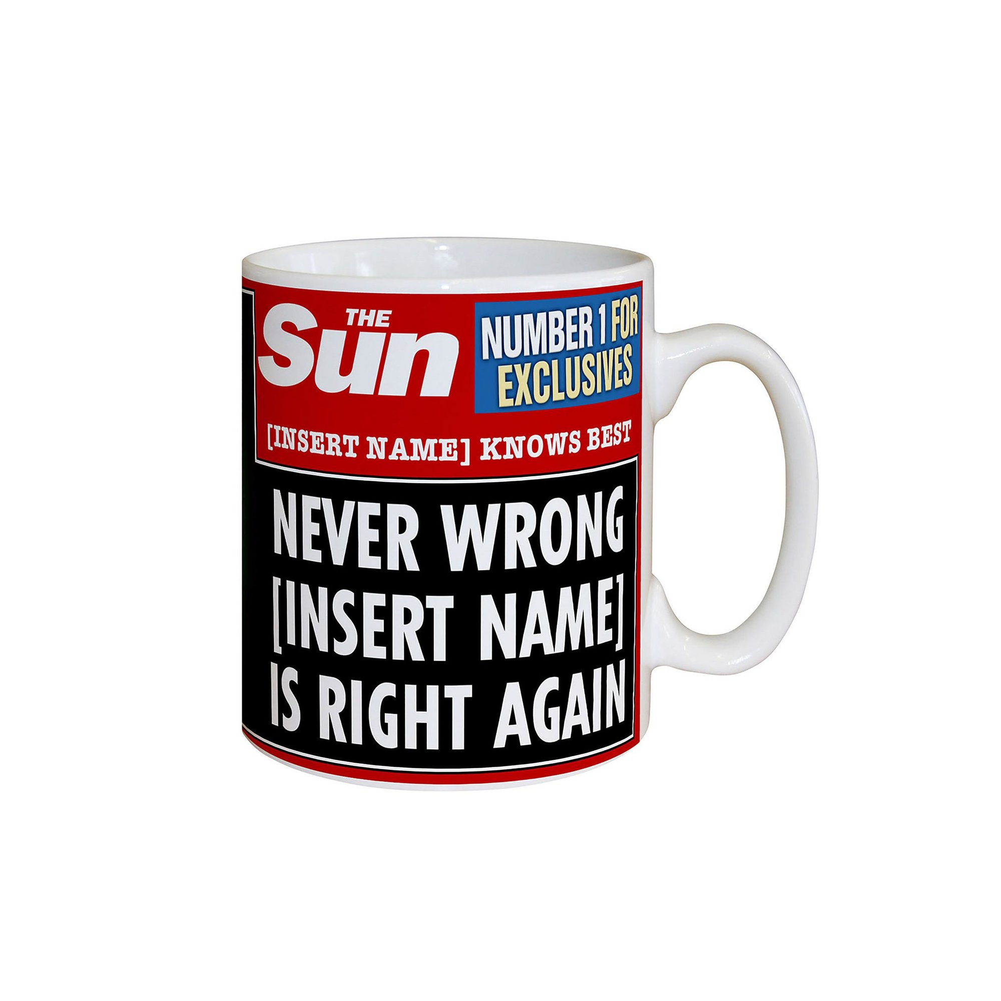 Personalised The Sun Knows Best Mug