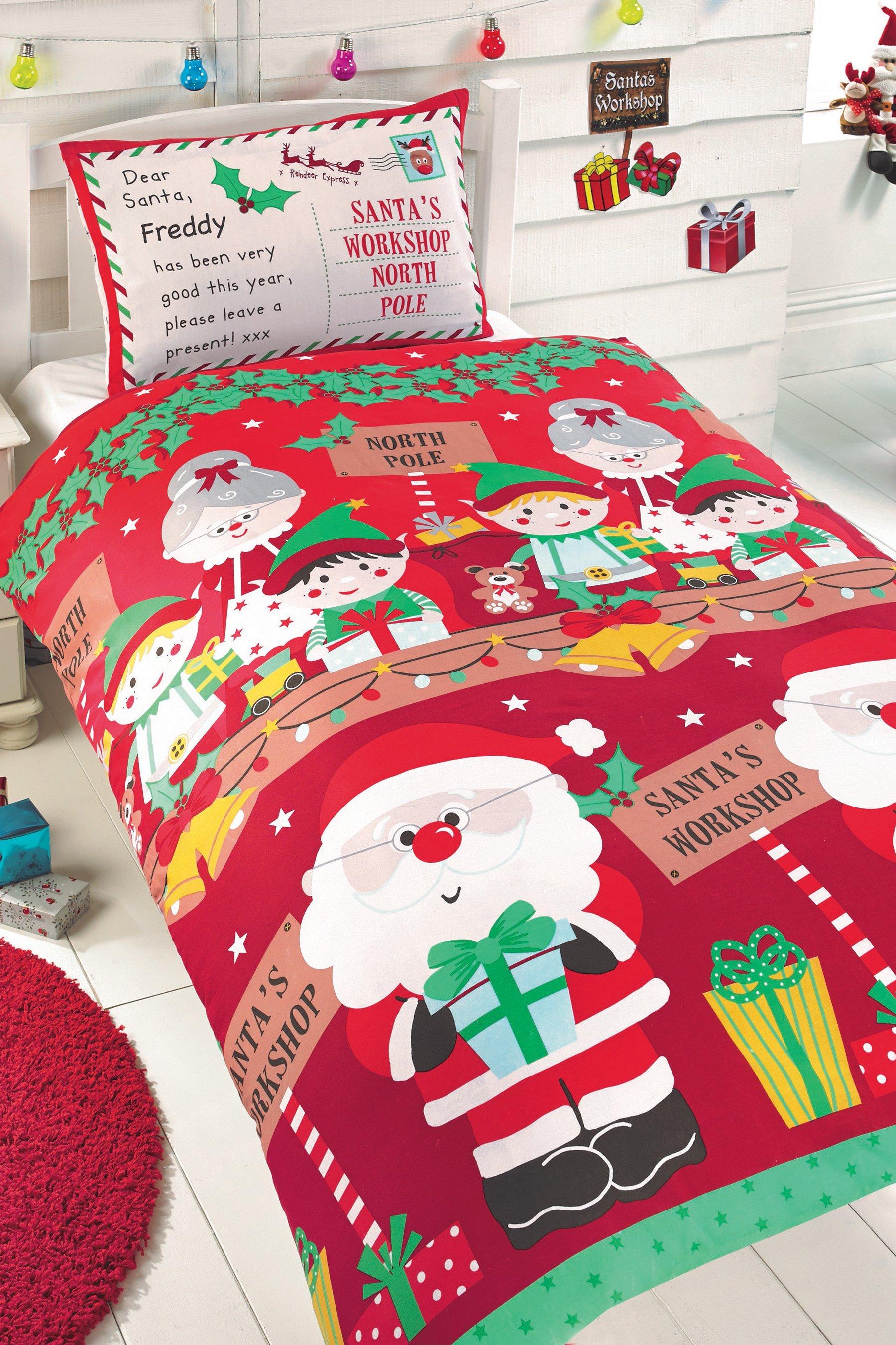 single christmas duvet cover