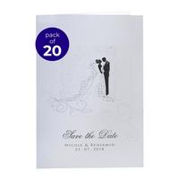 Image of Personalised Silhouette Save The Dates
