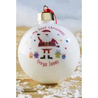Image of Personalised My First Christmas Bauble
