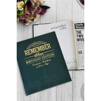Image of Personalised Newspaper Book - Birthday Edition