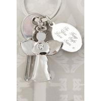 Image of Personalised Angel Keyring