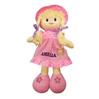 Image of Personalised Pink Rag Doll