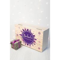 Image of Personalised Large Snowflake Christmas Eve Box