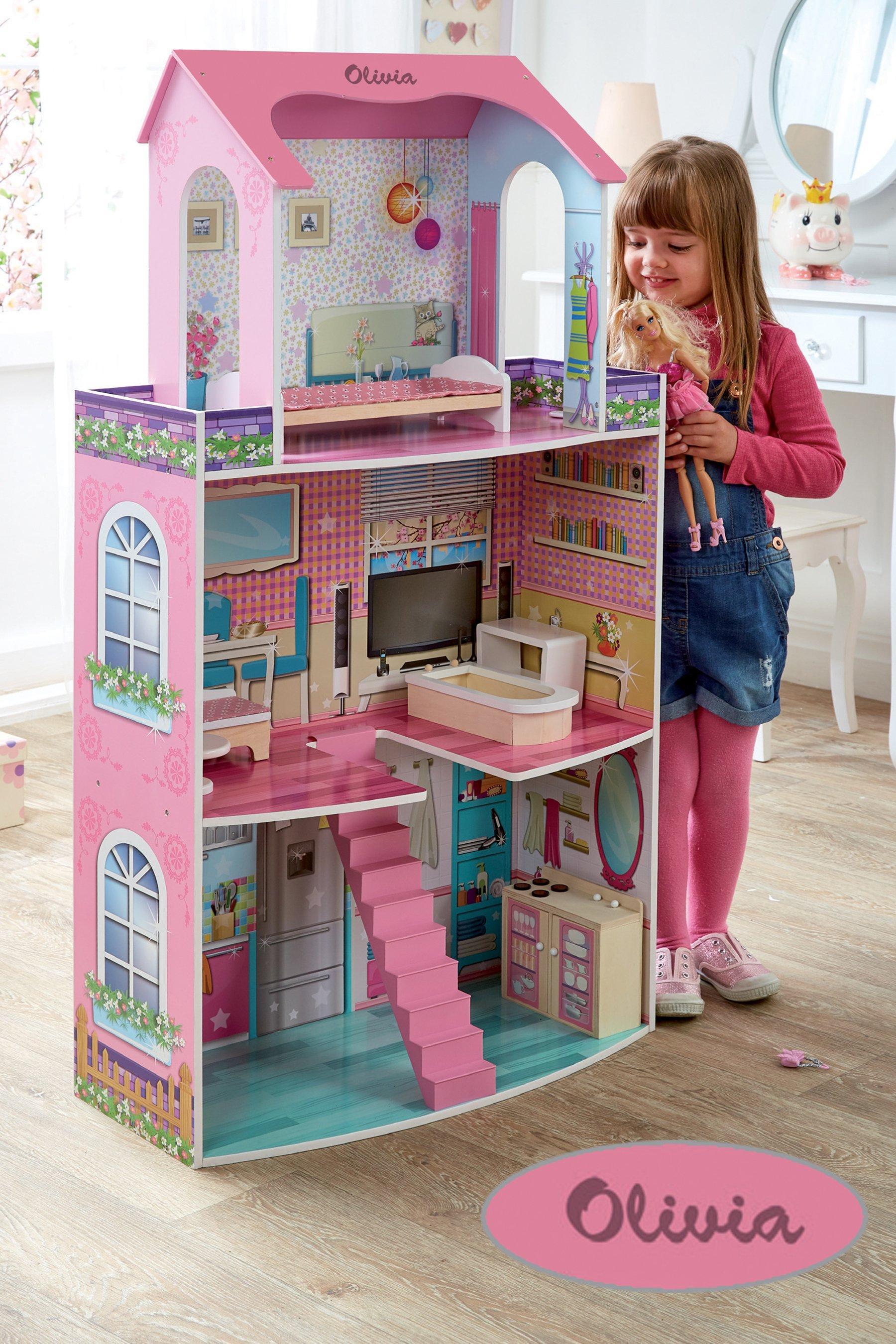 personalised wooden dolls house