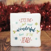 Image of Personalised The Most Wonderful Time Of The Year Message Card
