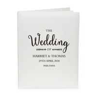 Image of Personalised Rustic Wedding Traditional Album