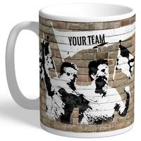 Image of Personalised Football Graffiti Celebration Mug
