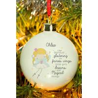 Image of Personalised Fairy Princess Bauble