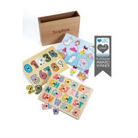 Image of Award Winning Personalised Princess Wooden Puzzle