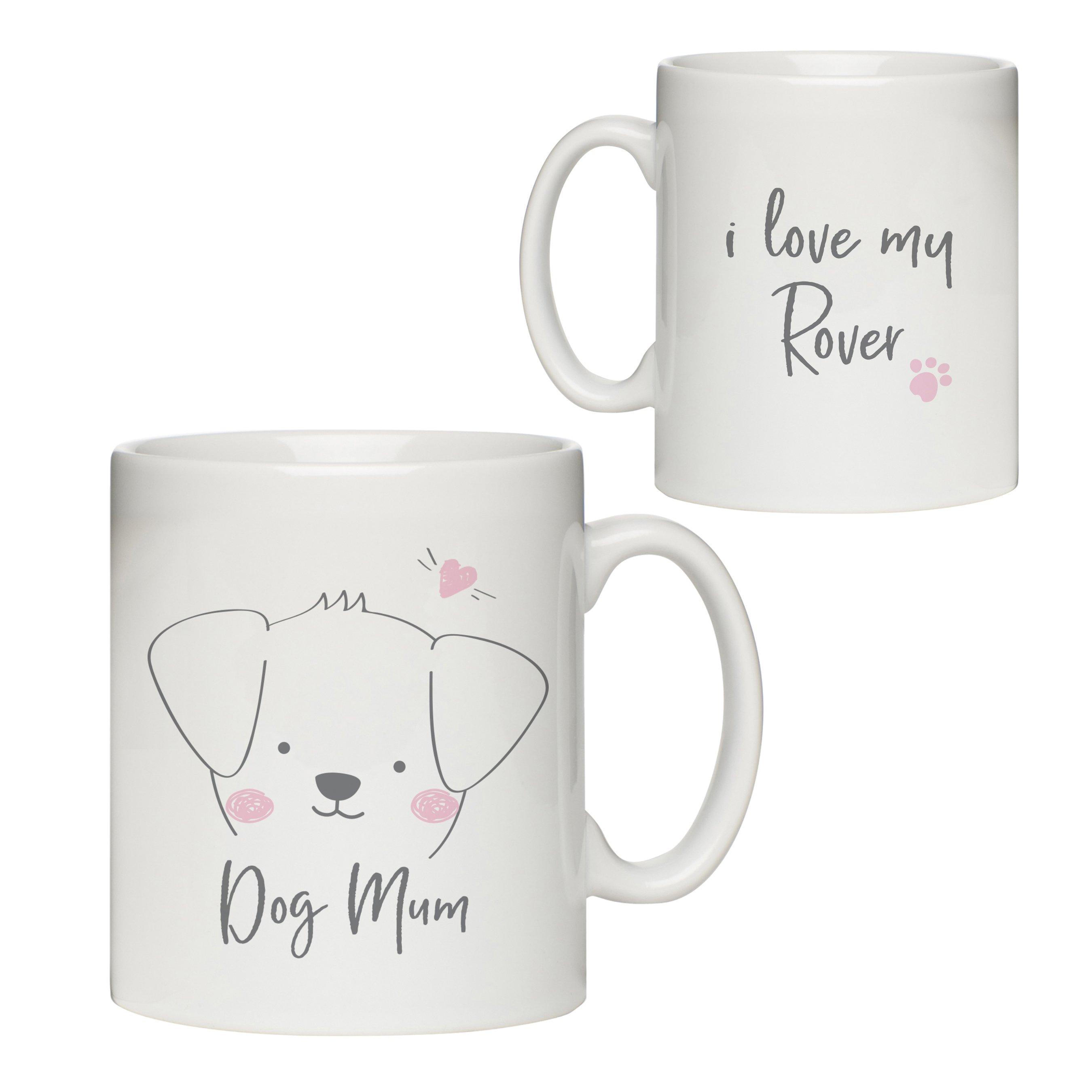 personalised dog mum mug