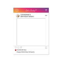 Image of Personalised Internet Social Media Selfie Frame