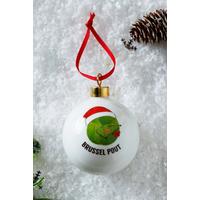 Image of Personalised Brussel Pout Sprout Bauble
