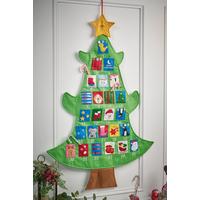 Image of Personalised Christmas Tree Advent Calendar