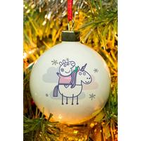 Image of Personalised Peppa Pig Christmas Bauble