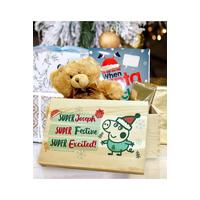 Image of Personalised Peppa Pig George Pig Christmas Eve Box