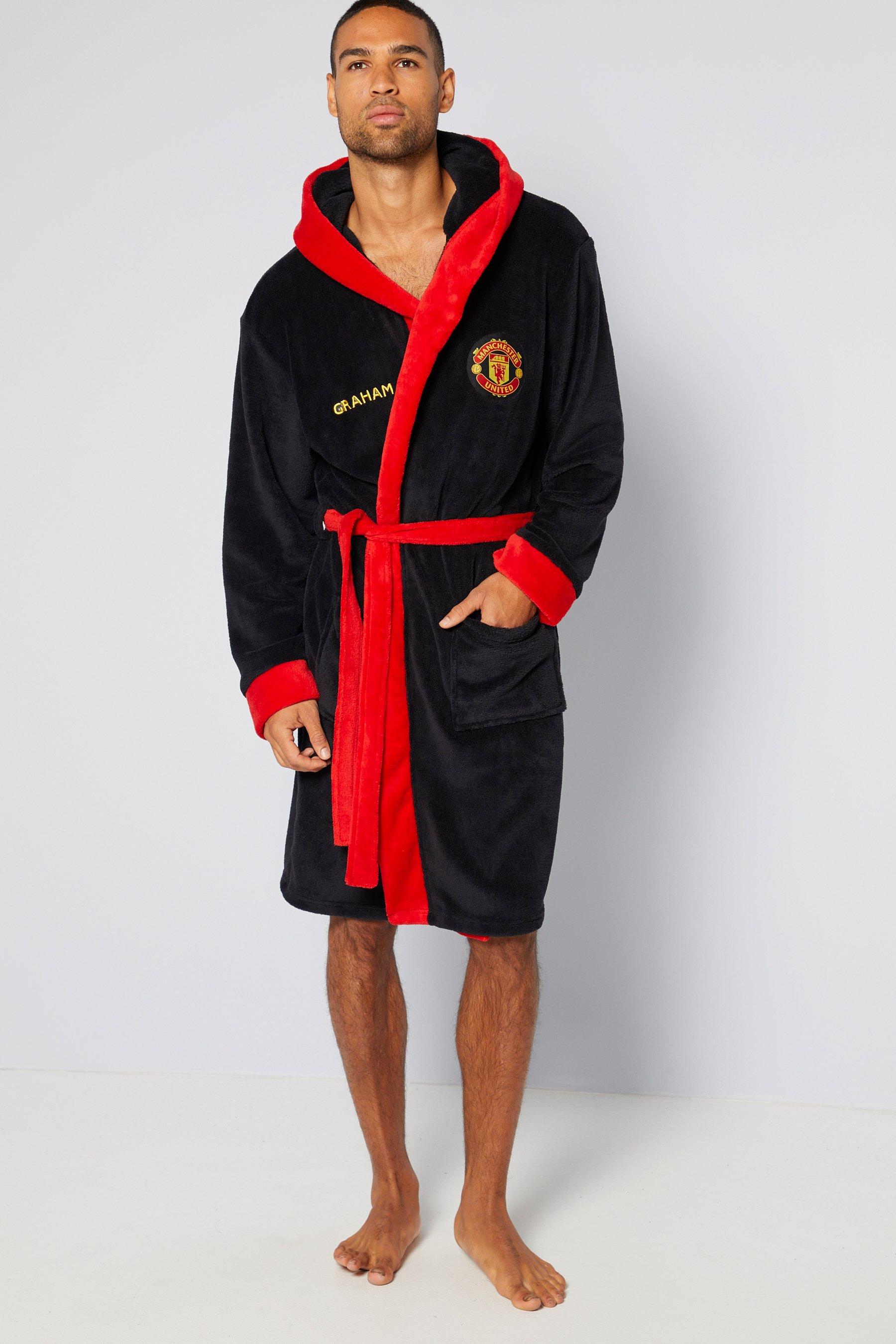 mens manchester united dressing gown